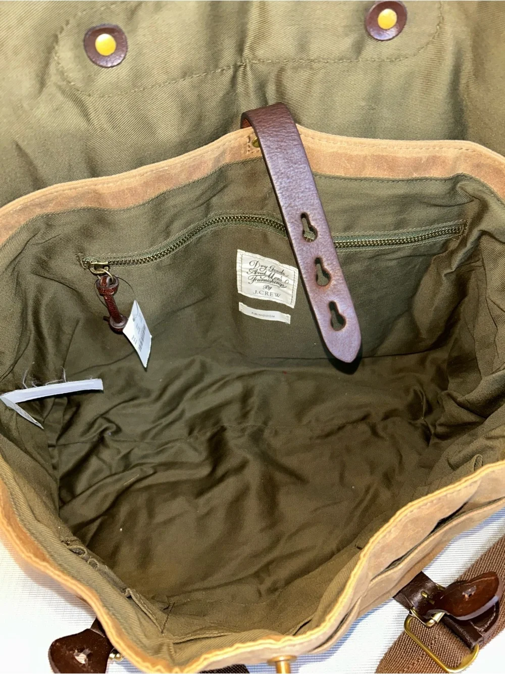 Vintage JCrew Abingdon messenger bag